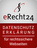 eRecht24: Datenschutzerklärung für rechtssichere Webseiten